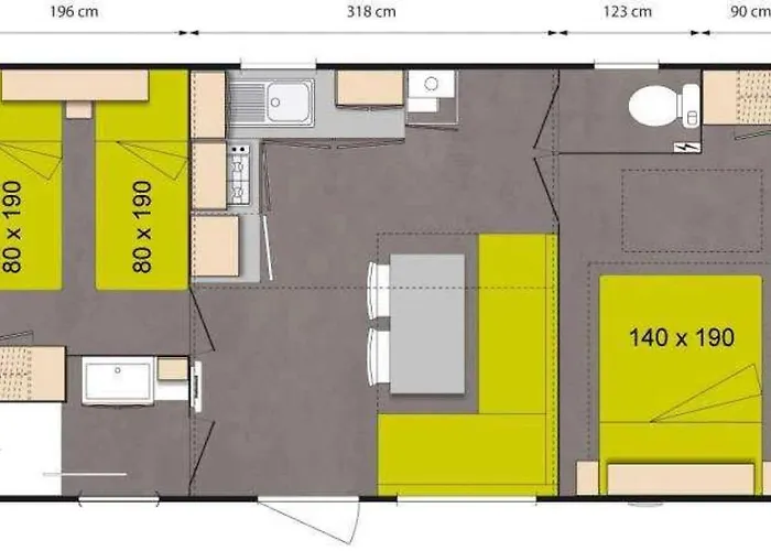 - Parc Aquatique - Ccbbgfi Кемпинг *